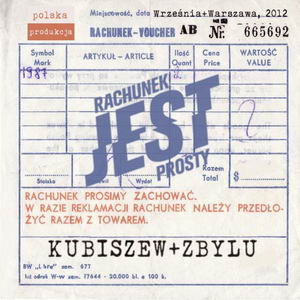 Okładka albumu Rachunek jest prosty
