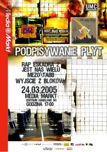 Podpisywanie płyt w Media Markt